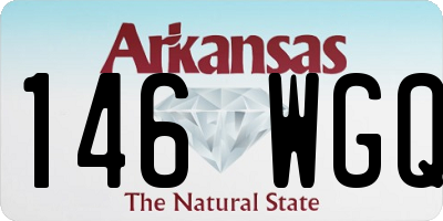 AR license plate 146WGQ