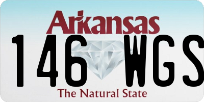 AR license plate 146WGS