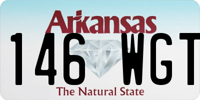 AR license plate 146WGT