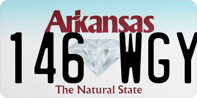 AR license plate 146WGY