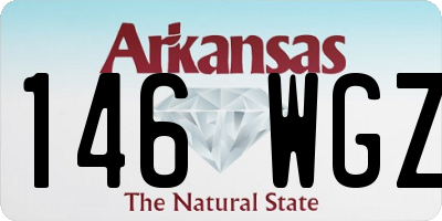 AR license plate 146WGZ