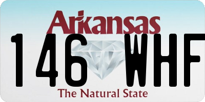 AR license plate 146WHF
