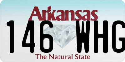 AR license plate 146WHG