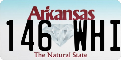 AR license plate 146WHI
