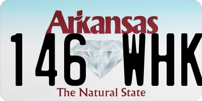 AR license plate 146WHK