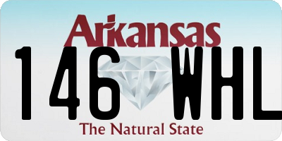 AR license plate 146WHL