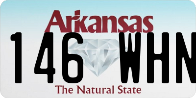 AR license plate 146WHN