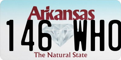 AR license plate 146WHO
