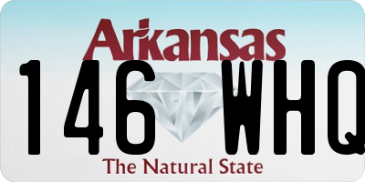 AR license plate 146WHQ