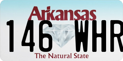 AR license plate 146WHR