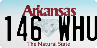 AR license plate 146WHU