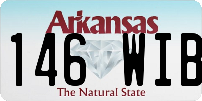 AR license plate 146WIB
