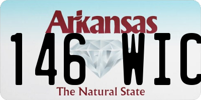 AR license plate 146WIC