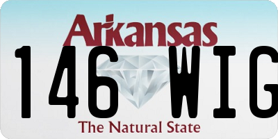 AR license plate 146WIG