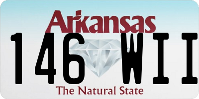 AR license plate 146WII