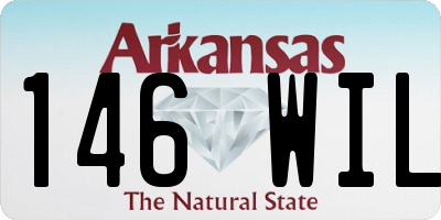 AR license plate 146WIL