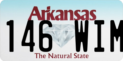 AR license plate 146WIM