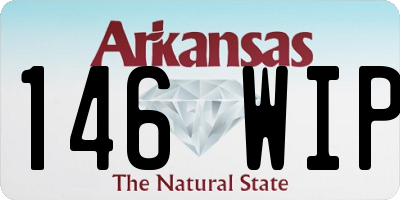 AR license plate 146WIP