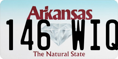 AR license plate 146WIQ