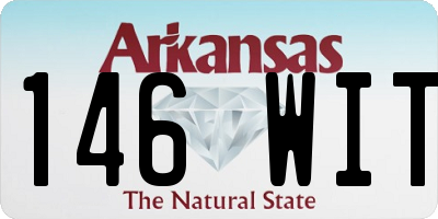 AR license plate 146WIT