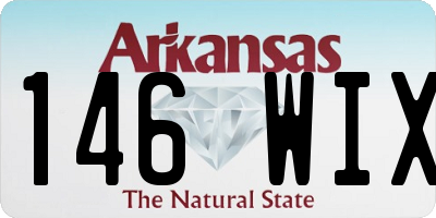AR license plate 146WIX