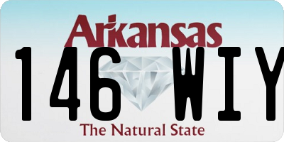 AR license plate 146WIY