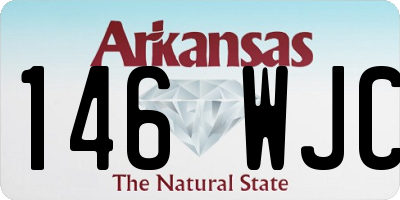AR license plate 146WJC