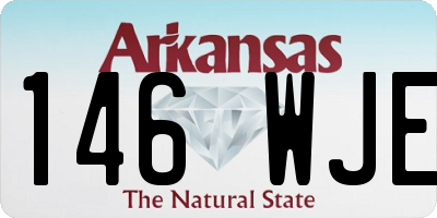 AR license plate 146WJE
