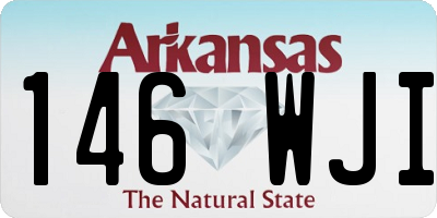 AR license plate 146WJI
