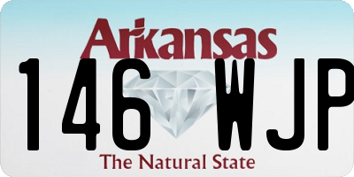 AR license plate 146WJP