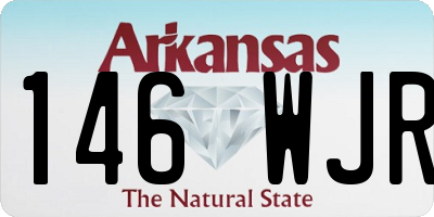 AR license plate 146WJR
