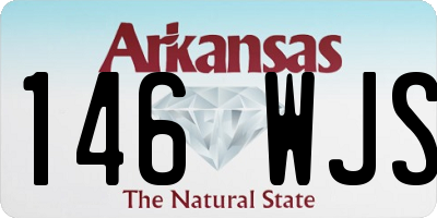 AR license plate 146WJS