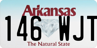 AR license plate 146WJT