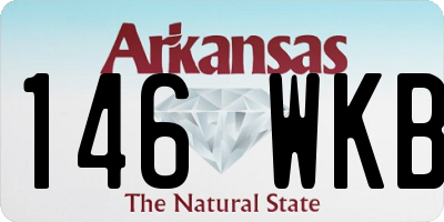 AR license plate 146WKB