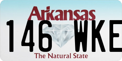 AR license plate 146WKE