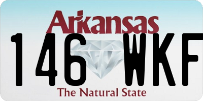 AR license plate 146WKF