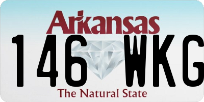 AR license plate 146WKG