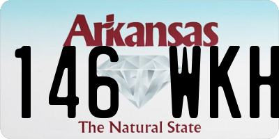 AR license plate 146WKH