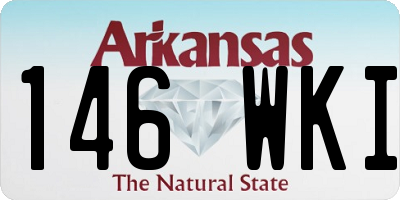 AR license plate 146WKI