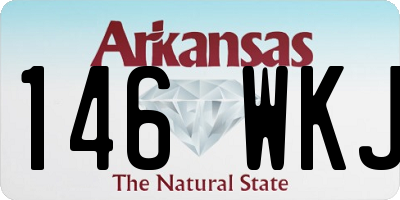 AR license plate 146WKJ