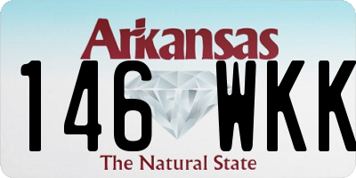 AR license plate 146WKK