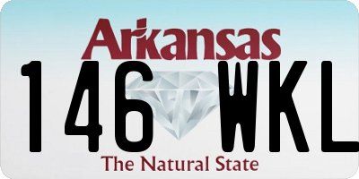 AR license plate 146WKL