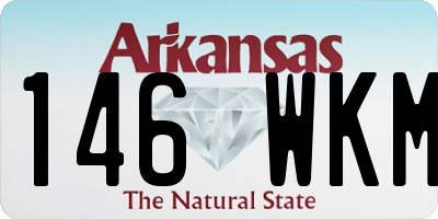 AR license plate 146WKM