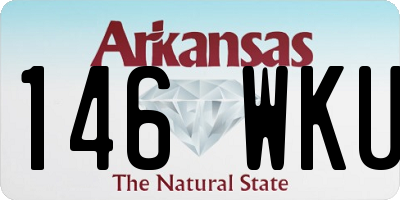 AR license plate 146WKU