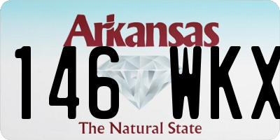 AR license plate 146WKX