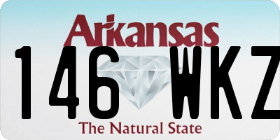 AR license plate 146WKZ