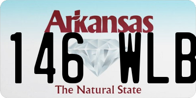 AR license plate 146WLB