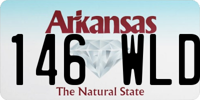 AR license plate 146WLD