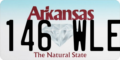AR license plate 146WLE