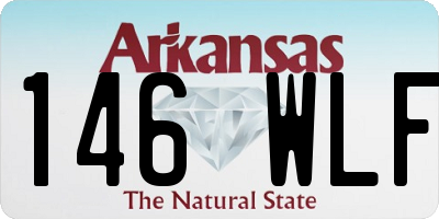 AR license plate 146WLF